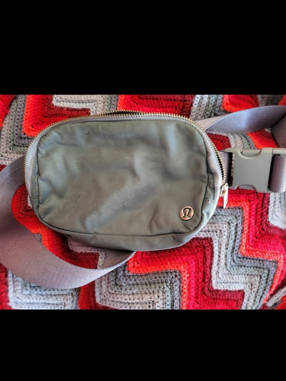 Lululemon Grey Belt Bag